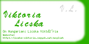 viktoria licska business card